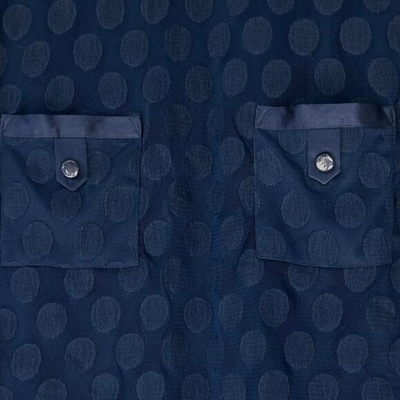 Vintage En focus Studios sheath lace overlay satin 90s Y2K pockets goth grunge 6 - Picture 8 of 14